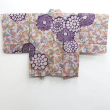 Load image into Gallery viewer, Haori Jacket Vintage(1950-1980) Purple Pink Blue Full Shibori Chrysanthemum Silk #8985C4