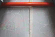 Load image into Gallery viewer, Haori Jacket Vintage(1950-1980) Black Flower Silk #8731J5