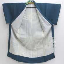 Load image into Gallery viewer, Men's Kimono Vintage(1950-1980) Blueish Green Hand painted Dragon Silk #9124D4