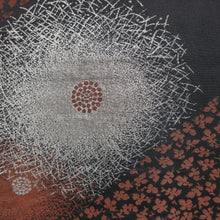 Load image into Gallery viewer, Haori Jacket Vintage(1950-1980) Black Chrysanthemum Silk #9110D3