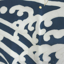 Load image into Gallery viewer, Men's Kimono Vintage(1950-1980) Blueish Green Hand painted Dragon Silk #9124D4