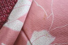 Load image into Gallery viewer, Haori Jacket Vintage(1950-1980) Pink Red Gradation Full Shibori Peony Silk #8501F2
