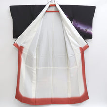 Load image into Gallery viewer, Kimono Brownish Black Camellia Predawn Tall Silk #9349F4