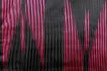 Load image into Gallery viewer, Haori Jacket Vintage(1950-1980) Black Magenta Yabane Silk #8758A1