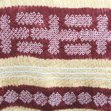Load image into Gallery viewer, Haori Jacket Vintage(1950-1980) Light Yellow Reddish Brown Shibori Silk #9027D1