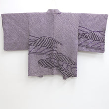 Load image into Gallery viewer, Haori Jacket Vintage(1950-1980) Purple Full Shibori Mountain Landscape Silk #9217E2