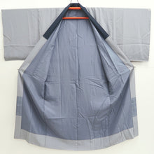 Load image into Gallery viewer, Men's Juban Gray Dragon Splushing Wave Silk #9481G5