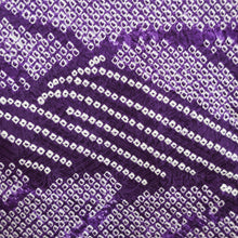 Load image into Gallery viewer, Haori Jacket Vintage(1950-1980) Purple Full Shibori Mountain Landscape Silk #9217E2