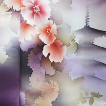 Load image into Gallery viewer, Kimono Brownish Black Camellia Predawn Tall Silk #9349F4