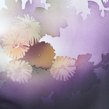 Load image into Gallery viewer, Kimono Brownish Black Camellia Predawn Tall Silk #9349F4