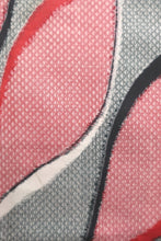 Load image into Gallery viewer, Haori Jacket Vintage(1920-1950) Red Black Gray Tatewaku Meisen Silk #8759A1