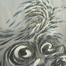 Load image into Gallery viewer, Men's Juban Gray Dragon Splushing Wave Silk #9481G5