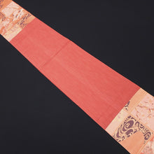 Load image into Gallery viewer, Fukuro Obi Vintage(1950-1980) Gold Crane Birds Plum blossom Irogami Silk BB187V1