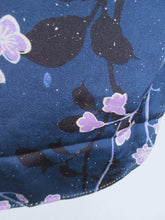 Load image into Gallery viewer, Haori Jacket Vintage(1920-1950) Midnight Blue Flower #132