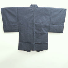 Load image into Gallery viewer, Men's Haori Vintage(1950-1980) Blue Black Landscape Silk #9389G1