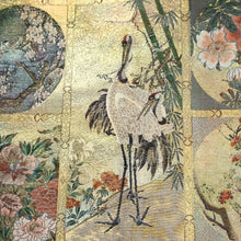 Load image into Gallery viewer, Maru Obi Vintage(1950-1980) Gold High-class Kachoga Tenjo Emaki Silk BB204V2