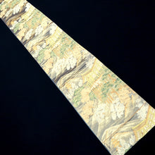 Load image into Gallery viewer, Fukuro Obi Vintage(1950-1980) Gold Kiyomizu Temple Kyoto Landscape Silk BB228V3
