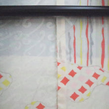 Load image into Gallery viewer, Haori Jacket Vintage(1950-1980) Black Silver Gold Abstract art Silk #9571H3