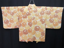 Load image into Gallery viewer, Haori Jacket Vintage(1950-1980) Yellow Brown Full Shibori Manjyugiku Silk #8097A2