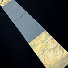 Load image into Gallery viewer, Fukuro Obi Vintage(1950-1980) Gold Kiyomizu Temple Kyoto Landscape Silk BB228V3