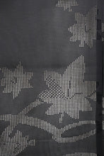 Load image into Gallery viewer, Haori Jacket Vintage(1950-1980) Black See-Through Maple Leaf Silk #8761A1