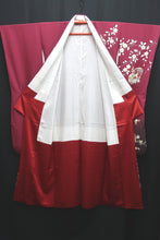 Load image into Gallery viewer, Furisode Magenta Cherry Blossom Plum blossom Tall Silk #8619G5