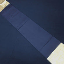 Load image into Gallery viewer, Fukuro Obi Vintage(1950-1980) Gold Flower Crane Birds Michinagadori Silk BB189V1