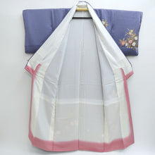 Load image into Gallery viewer, Kimono Pale Purple Gold Bellflower Tall Silk #9321F2