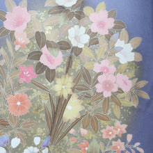 Load image into Gallery viewer, Kimono Pale Purple Gold Bellflower Tall Silk #9321F2