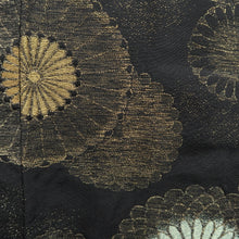 Load image into Gallery viewer, Haori Jacket Vintage(1950-1980) Black Chrysanthemum Silk #9572H3