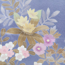 Load image into Gallery viewer, Kimono Pale Purple Gold Bellflower Tall Silk #9321F2