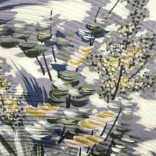 Load image into Gallery viewer, Haori Jacket Vintage(1950-1980) White Flower Silk #9078D2