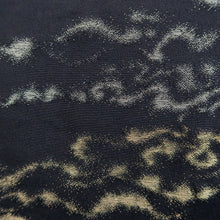 Load image into Gallery viewer, Haori Jacket Vintage(1950-1980) Black Gold Cloud Silk #9598H4