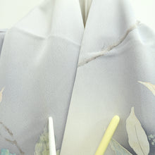 Load image into Gallery viewer, Kimono Gray Branch Silk #9342F4