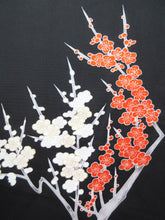 Load image into Gallery viewer, Haori Jacket Black Plum blossom #136