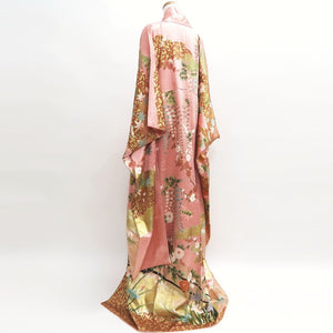 Furisode Pink Ume Wisteria Tall Silk #9498H1