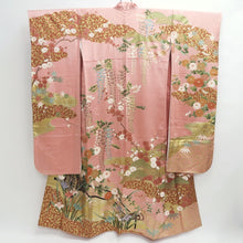 Load image into Gallery viewer, Furisode Pink Ume Wisteria Tall Silk #9498H1
