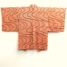 Load image into Gallery viewer, Haori Jacket Vintage(1950-1980) Vermillion Full Shibori Ryusui Silk #9065D2