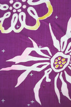 Load image into Gallery viewer, Haori Jacket Vintage(1920-1950) Purple Chrysanthemum Silk #8810A4