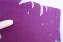 Load image into Gallery viewer, Haori Jacket Vintage(1920-1950) Purple Chrysanthemum Silk #8810A4