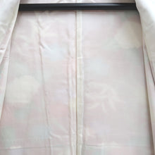 Load image into Gallery viewer, Kimono Reddish Brown Peony Bellflower Silk #9344F4