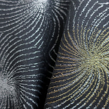 Load image into Gallery viewer, Haori Jacket Vintage(1950-1980) Black Silver Gold Chrysanthemum Silk #9224E2