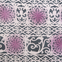 Load image into Gallery viewer, Haori Jacket Vintage(1950-1980) Purple Black Botanical Silk #9527H2