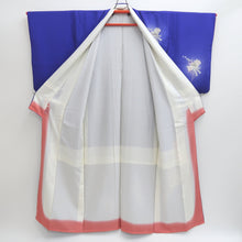 Load image into Gallery viewer, Kimono Blue Flower Tall Silk #9356F4