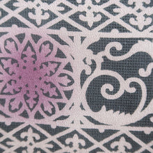 Load image into Gallery viewer, Haori Jacket Vintage(1950-1980) Purple Black Botanical Silk #9527H2