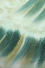 Load image into Gallery viewer, Haori Jacket Vintage(1950-1980) Green Wave Silk #8562G1