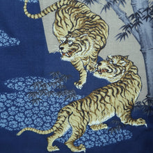 Load image into Gallery viewer, Men's Juban Vintage(1950-1980) Dark Blue Tiger Wool #9488G5