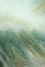 Load image into Gallery viewer, Haori Jacket Vintage(1950-1980) Green Wave Silk #8562G1