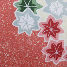 Load image into Gallery viewer, Haori Jacket Vintage(1950-1980) Cream white Roketsu-zome Maple Chirimen Silk #9021D1