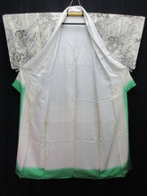 Load image into Gallery viewer, Kimono Cream white Peony Plum blossom Komon Silk #7968M4